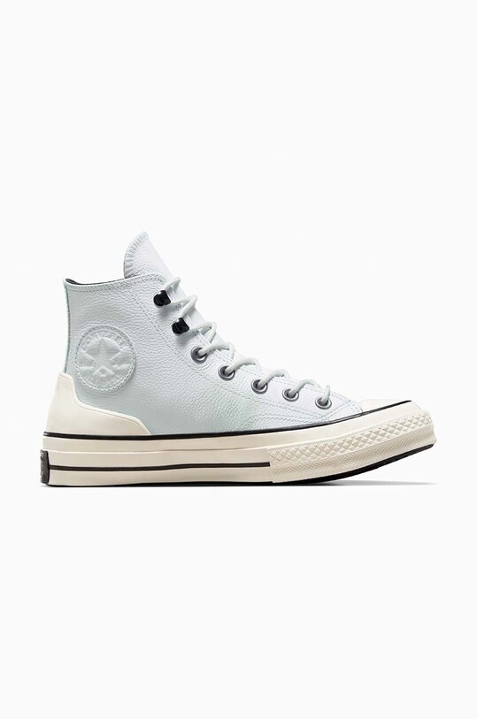 Converse scarpe da ginnastica in pelle Chuck 70 flat blu A05369C
