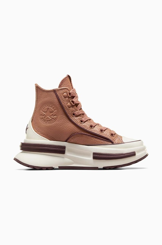 Δερμάτινα ελαφριά παπούτσια Converse Run Star Legacy Cx πλατφόρμα καφέ A05423C
