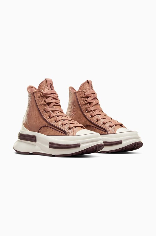Δερμάτινα ελαφριά παπούτσια Converse Run Star Legacy Cx A05423C καφέ SS24