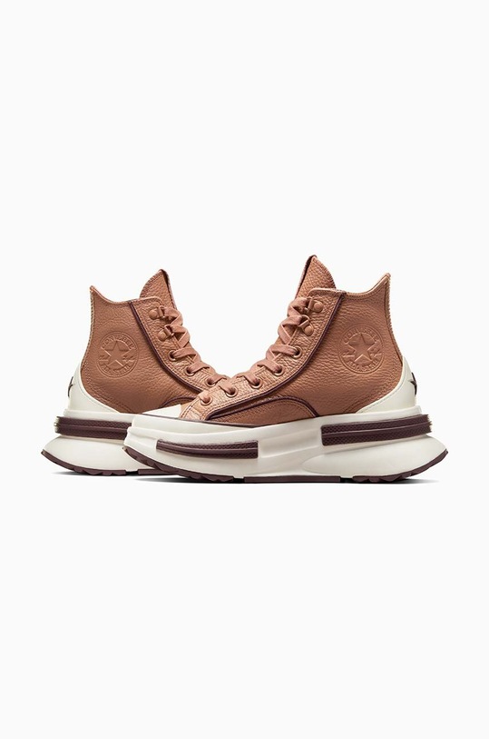 Δερμάτινα ελαφριά παπούτσια Converse Run Star Legacy Cx A05423C καφέ