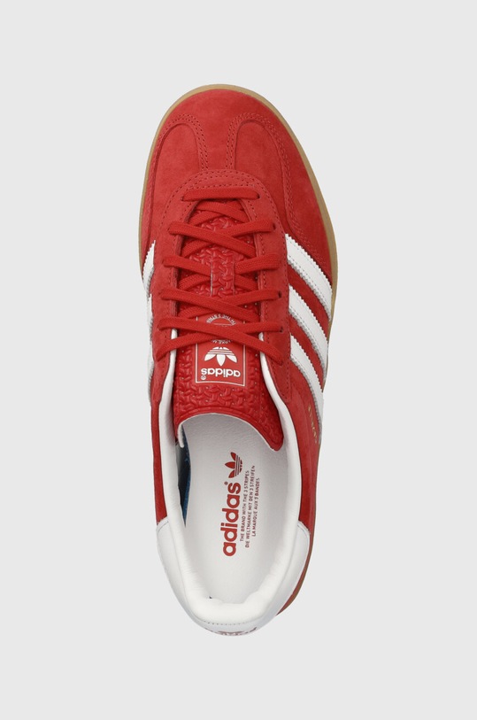 Semišové tenisky adidas Originals Gazelle Indor oranžová H06261