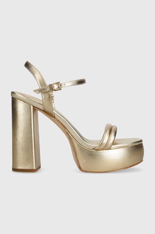 MICHAEL Michael Kors sandali in pelle Laci pelle fiore oro 40H3LCMS1M.740