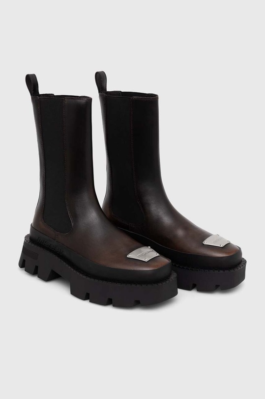 MISBHV sztyblety skórzane The 2000 Chelsea Boot 231BW103 brązowy AW23