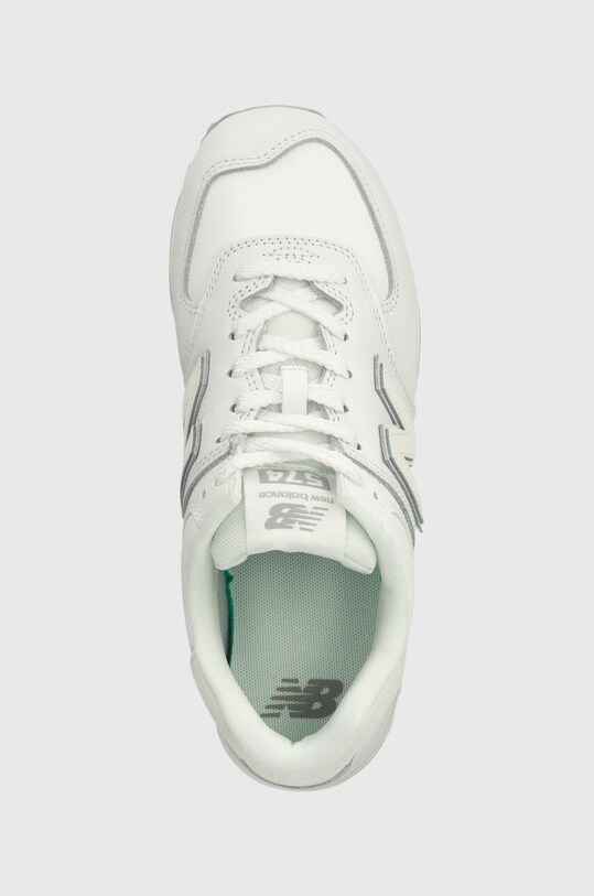New Balance sneakers in pelle 574 bianco WL574IM2