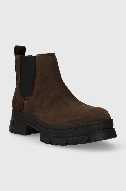 UGG sztyblety zamszowe Ashton Chelsea 1133893.DKEA brązowy AW23