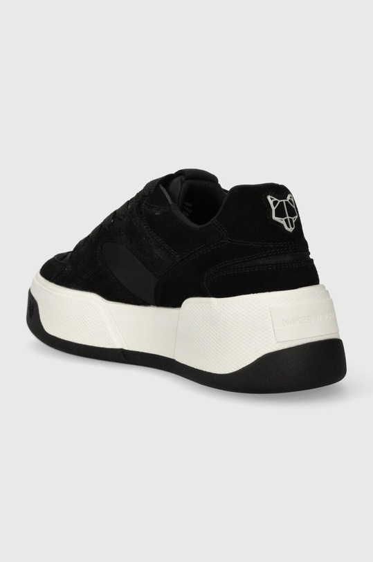Încălțăminte Naked Wolfe sneakers Crash Crash.Black.Cow.Suede negru