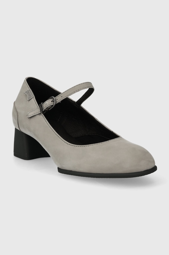 Camper magassarkú cipő velúrból Katie K200694.013 szürke AW23