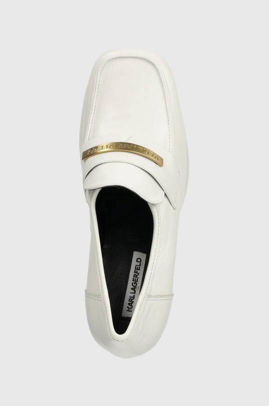 Δερμάτινες γόβες Karl Lagerfeld Strada λευκό KL30133.011