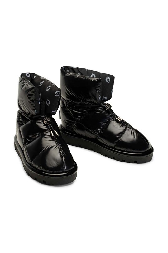 Flufie cizme de iarna Shiny S03.JET.BLACK negru AW23