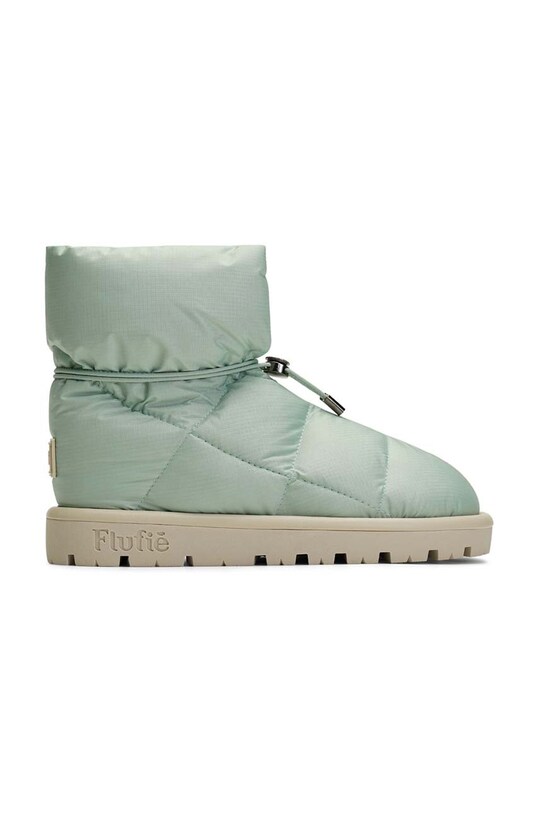 Flufie cizme de iarna Macaron izolat verde S06.MINT