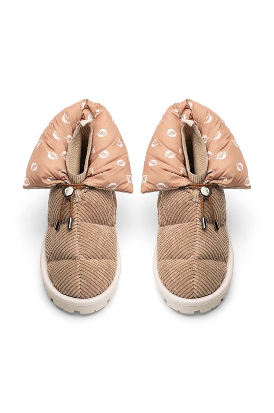 Obuv Snehule Flufie Cord S07.SAND.BEIGE béžová