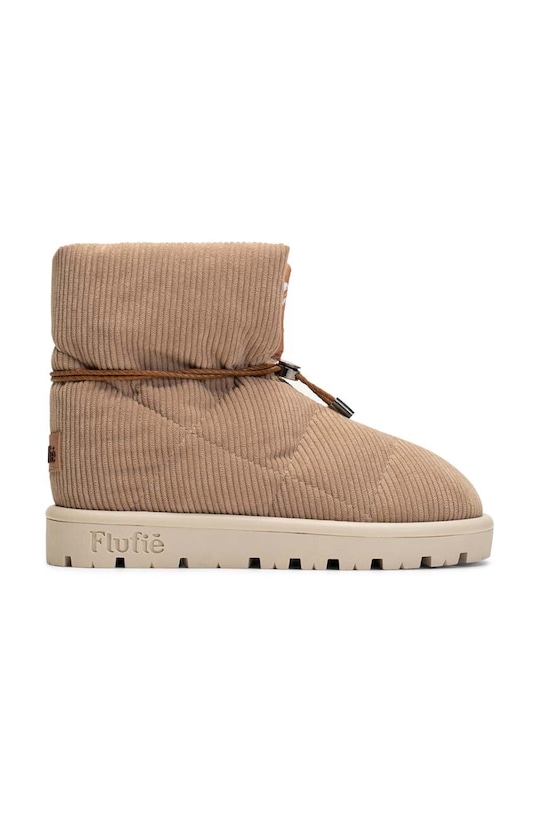 Flufie śniegowce Cord brak zapięcia żółty S07.SAND.BEIGE