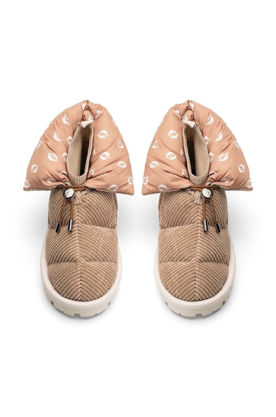 Obuwie Flufie śniegowce Cord S07.SAND.BEIGE żółty