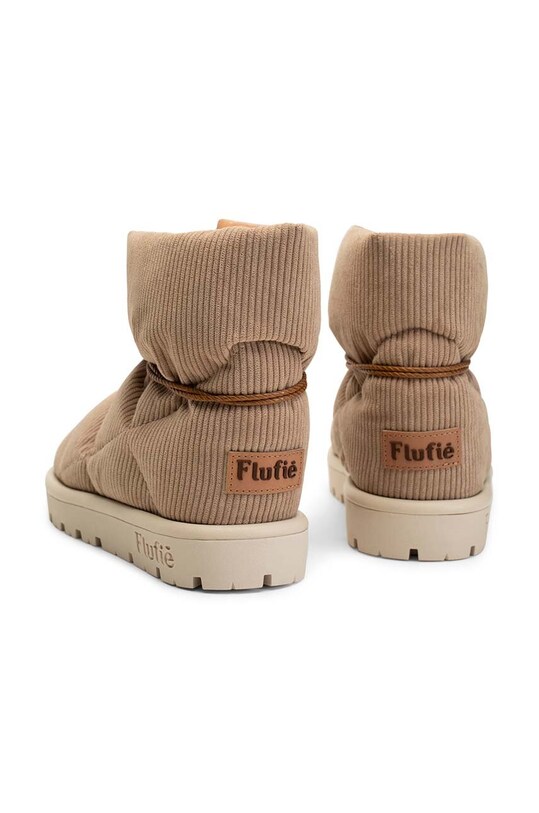 Flufie cizme de iarna Cord galben S07.SAND.BEIGE