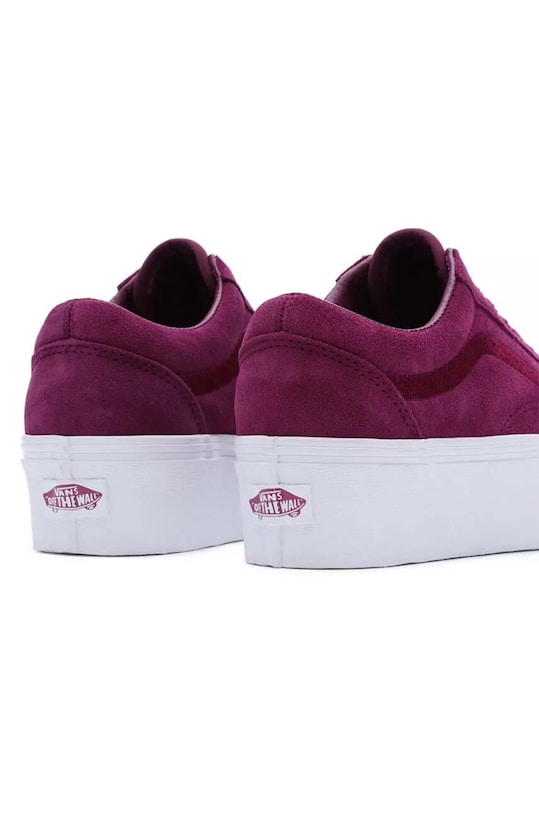 Obuwie Vans tenisówki zamszowe Old Skool Stackform VN0009PZDRV1 fioletowy