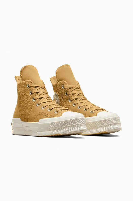 Converse teniși din piele întoarsă Chuck 70 Plus A05503C verde AW23