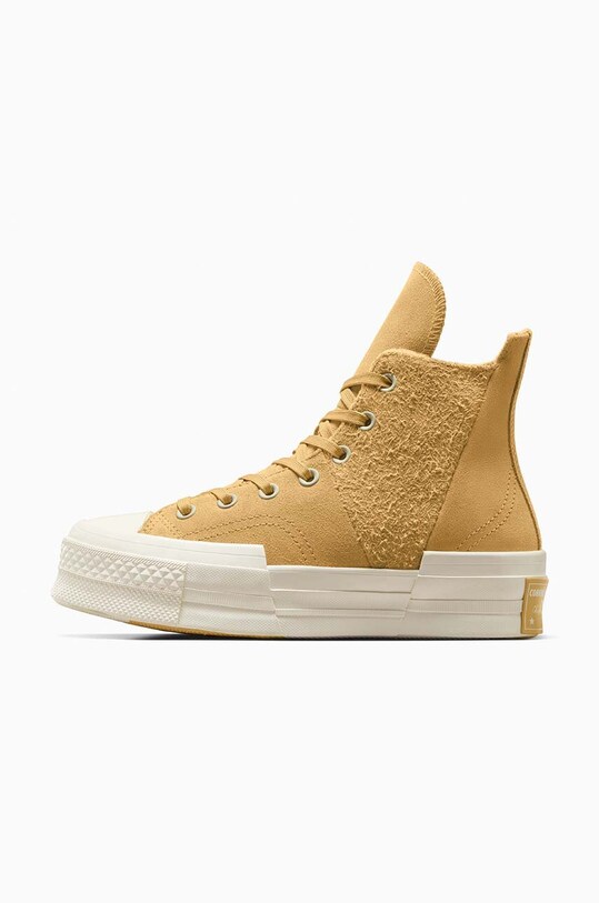 Converse teniși din piele întoarsă Chuck 70 Plus verde A05503C
