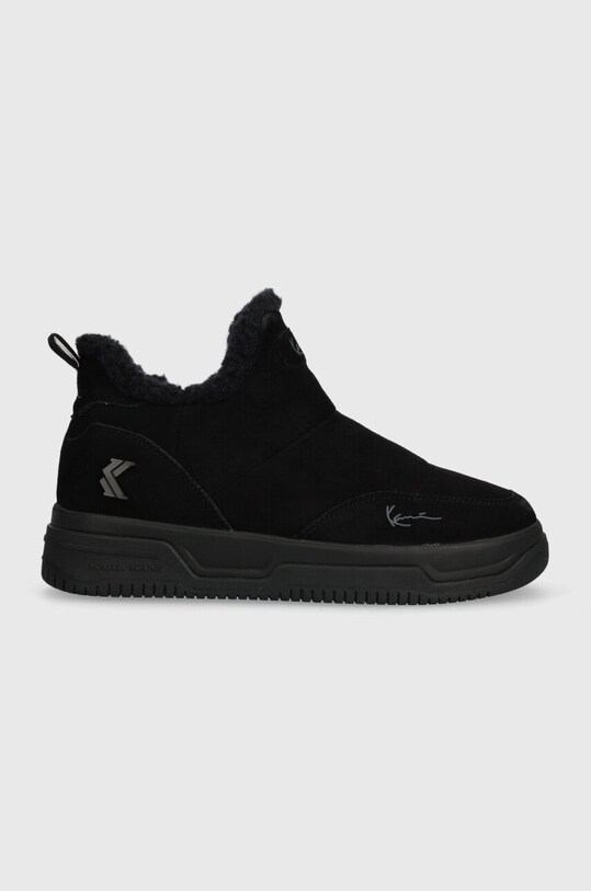 Snežke iz semiša Karl Kani KK Samo Boot Raven črna 1120315