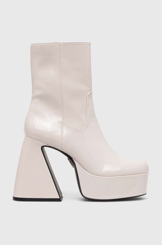 Členkové topánky Steve Madden Profuse stĺpikový béžová SM11002324.288