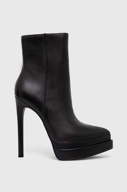 Steve Madden botki skórzane Fyre nieocieplane czarny SM11002406.017