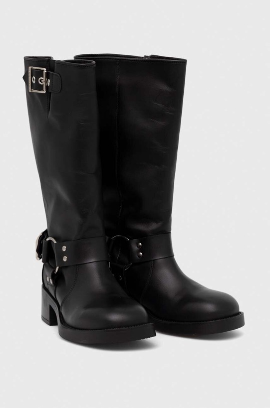 Steve Madden ghete de piele Beau SM11003069.017 negru AW23