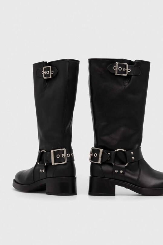 Взуття Шкіряні чоботи Steve Madden Beau SM11003069.017 чорний