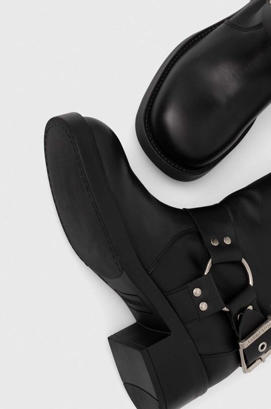 Шкіряні чоботи Steve Madden Beau чорний SM11003069.017