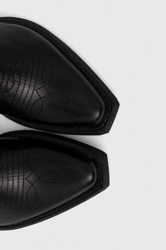 Kožené kovbojské topánky Steve Madden Wishley čierna SM11003071.017