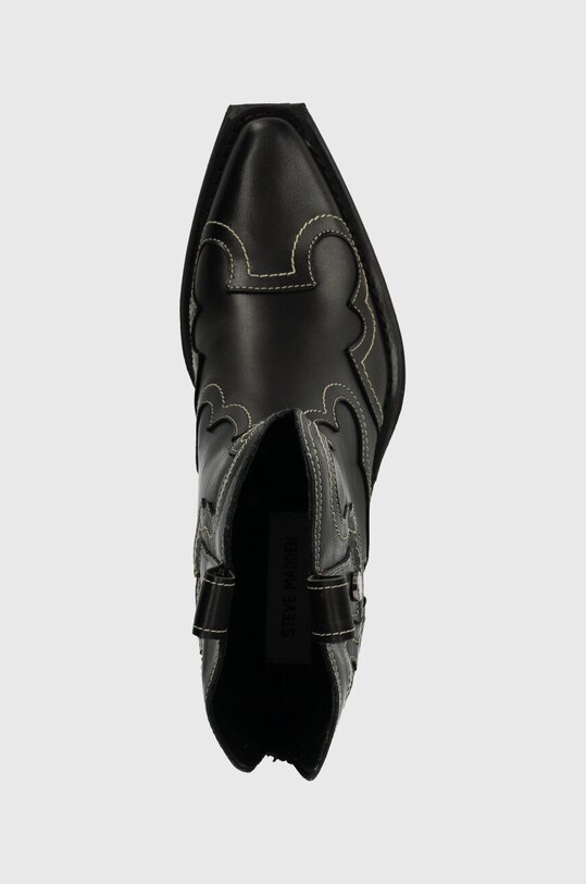 Kožené kovbojské topánky Steve Madden Waynoa čierna SM11003072.017