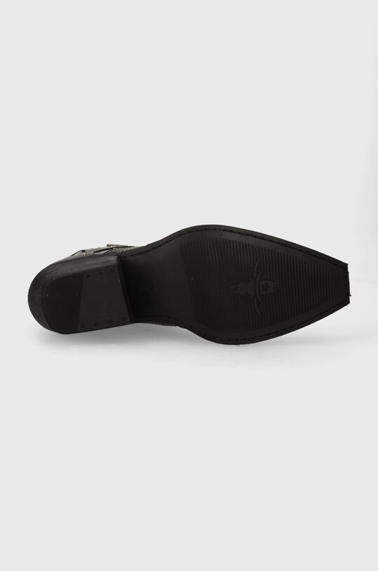 Kožené kovbojské topánky Steve Madden Waynoa SM11003072.017 čierna