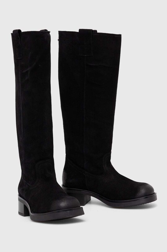 Замшеві чоботи Steve Madden Banner SM11003092.015 чорний AW23