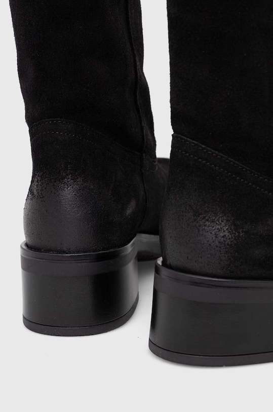 Obuwie Steve Madden kozaki zamszowe Banner SM11003092.015 czarny