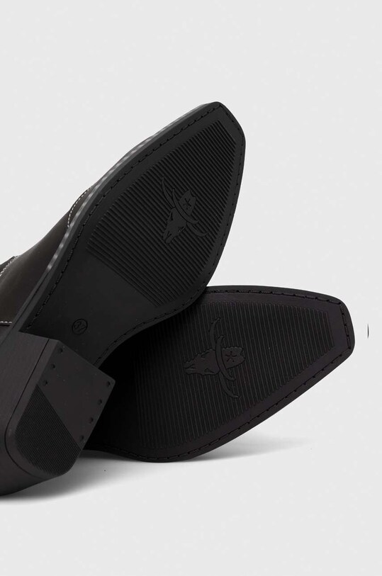 Steve Madden kowbojki skórzane Wenda SM11003097.017 czarny