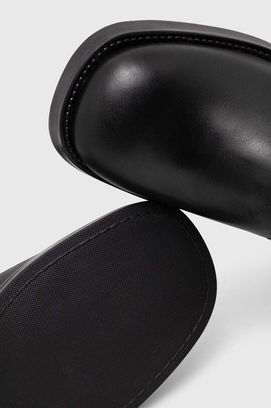 Δερμάτινες μπότες Steve Madden Battle μαύρο SM19000101.017
