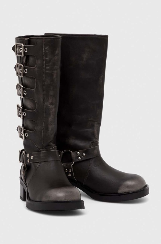 Steve Madden ghete de piele Battle SM19000101.DGL gri AW23