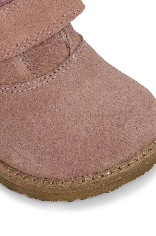 DÍVKA Dětské semišové boty Konges Sløjd KS5514 červená