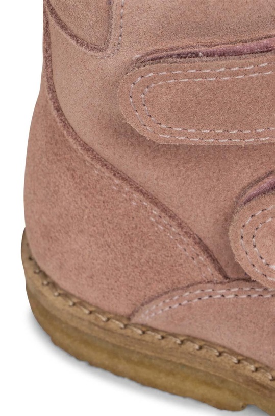 Dětské semišové boty Konges Sløjd KS5514 červená