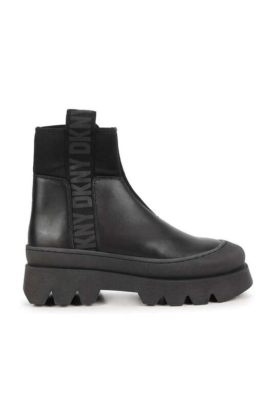 Дитячі шкіряні черевики Dkny D39116.36.39 чорний AW23