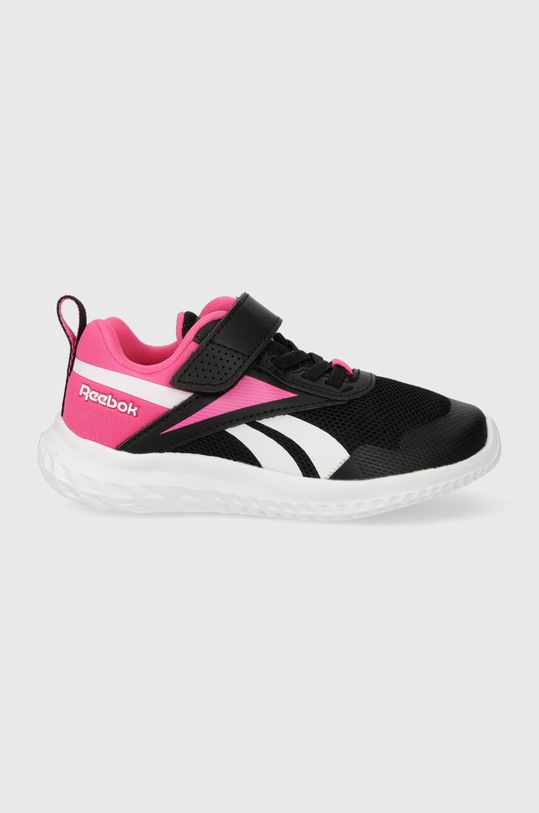 Detské tenisky Reebok Classic RUSH RUNNER imitácia kože čierna 100034142