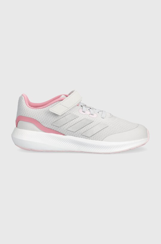 Παιδικά αθλητικά παπούτσια adidas RUNFALCON 3.0 EL K απομίμηση λείου δέρματος γκρί IG7278