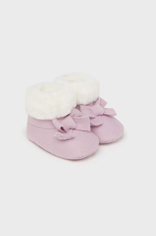 Dětské boty Mayoral Newborn fialová 9686.2B.Newborn.9BYX