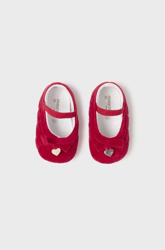 Mayoral Newborn pantofi pentru bebelusi 9689.2L.Newborn.9BYX rosu AW23