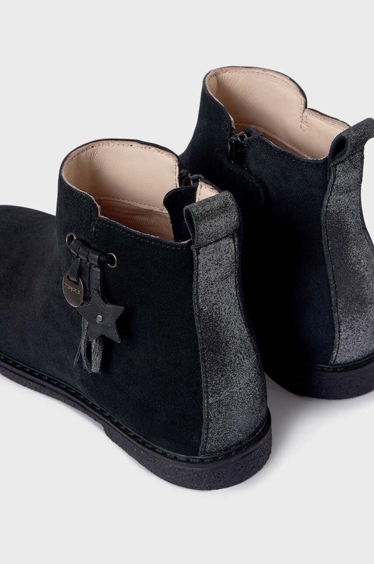 Mayoral botki zamszowe dziecięce czarny 46382.38C.Mini