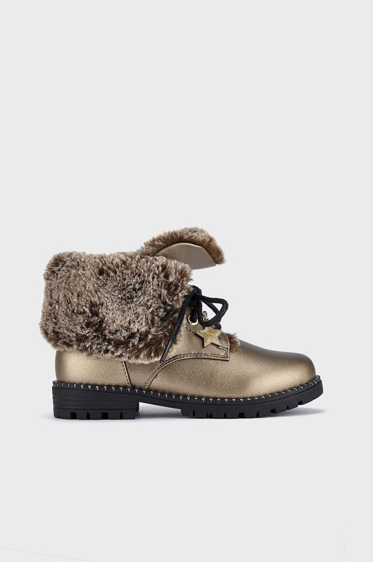 Mayoral buty dziecięce imitacja skóry licowej brązowy 46392.43A.Mini