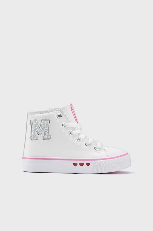 Παιδικά πάνινα παπούτσια Mayoral λευκό 46400.47C.Mini