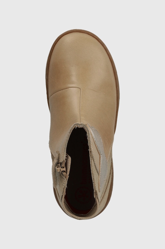 Biomecanics botki skórzane dziecięce beżowy 231206.28.32