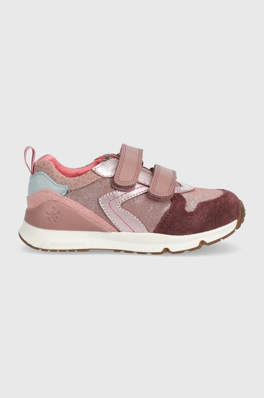 Biomecanics sneakersy skórzane dziecięce imitacja skóry licowej różowy 231211.24.27