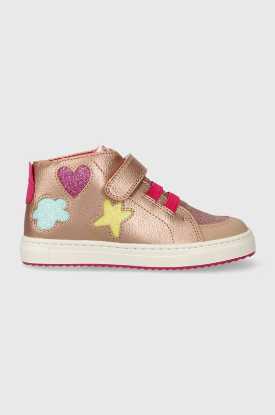 Agatha Ruiz de la Prada sneakersy dziecięce wysoka złoty 231920.28.30