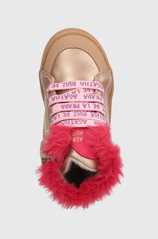 Agatha Ruiz de la Prada cizme de iarna pentru copii aur 231940.24.27