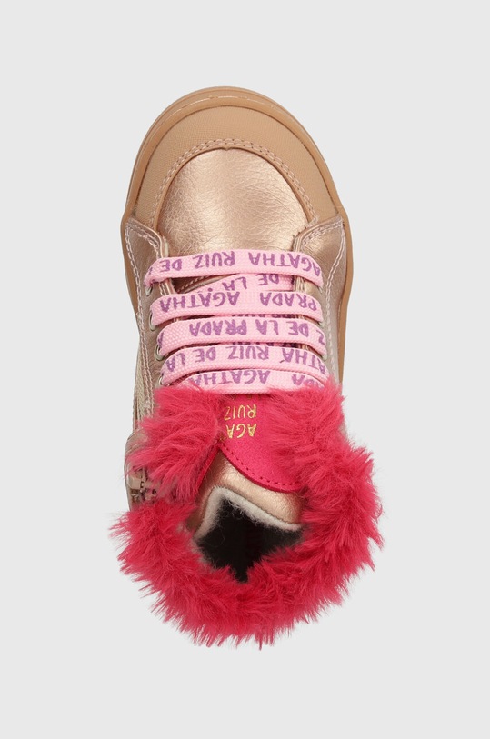 Agatha Ruiz de la Prada cizme de iarna pentru copii aur 231940.24.27